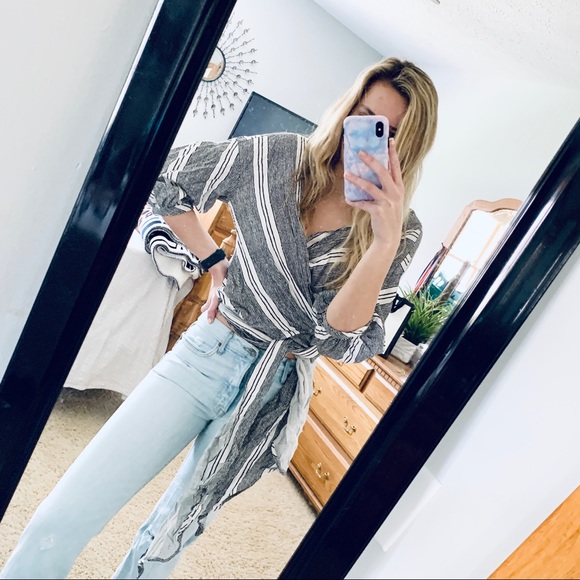 Urban Outfitters Tops - Urban Outfitters Wrap Around Shirt